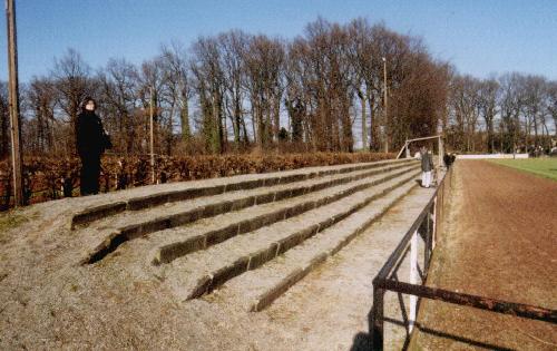 Am Rehbusch - 'Haupttrib�ne' mit Unterstand auf der Mitte