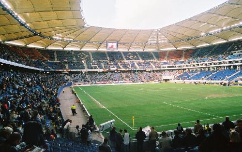 AOL-Arena - Hintertortrib&uuml;ne