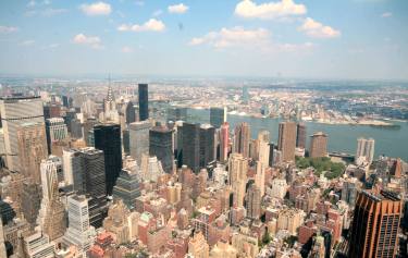 New York vom Empire State Building aus
